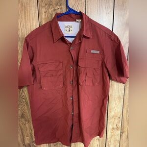 Red Head Brand CO button- up polo